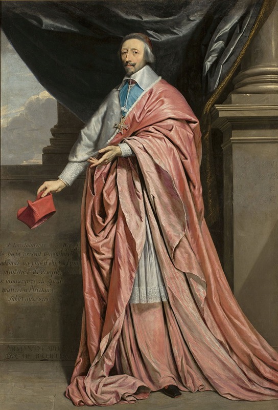 Philippe de Champaigne - Portrait of cardinal Richelieu