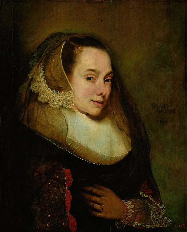 Pieter Claesz Soutman - Portrait of a young woman