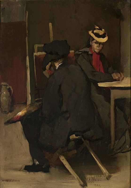 Rudolf Hirth du Frênes - In the painter’s studio