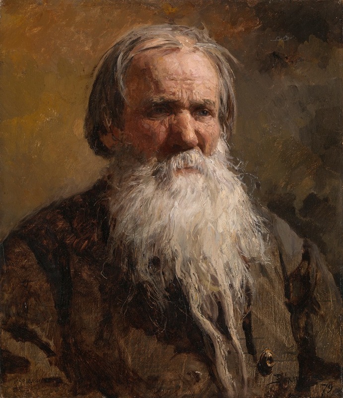 Vasily Dmitrievich Polenov - Portrait of Vasily Petrovich Shchegolyonok