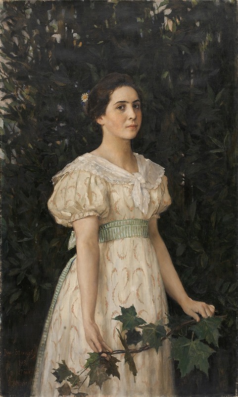Victor Mikhailovich Vasnetsov - Portrait of Vera Savvishna Mamontova