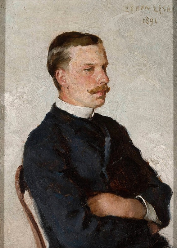 Zenon Łęski - Portrait of a man