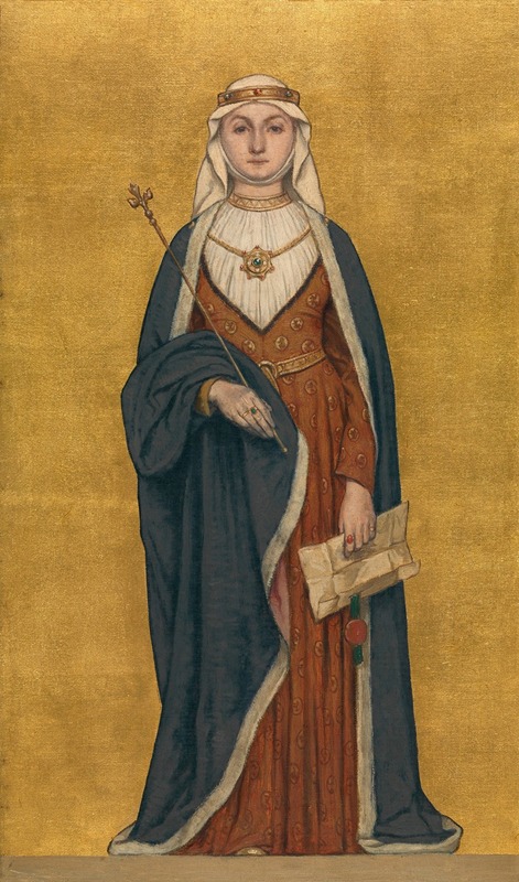 Albert Frans Lieven De Vriendt - Joan of Flanders, Daughter of Baldwin of Constantinople