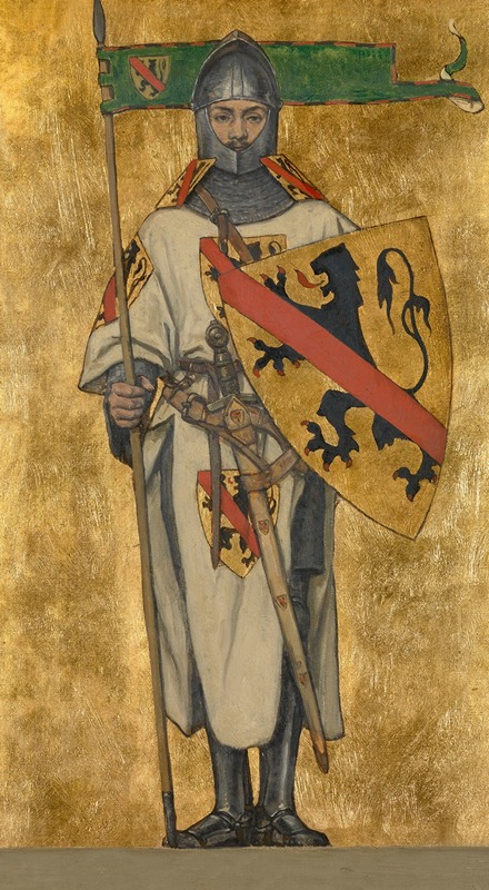 John I of Namur by Albert Frans Lieven De Vriendt - Artvee