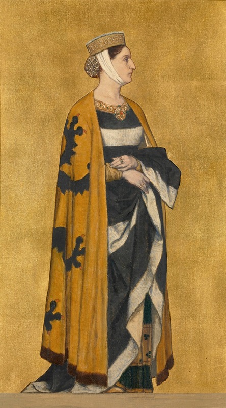 Albert Frans Lieven De Vriendt - Margaret of Flanders, Daughter of Baldwin of Constantinople