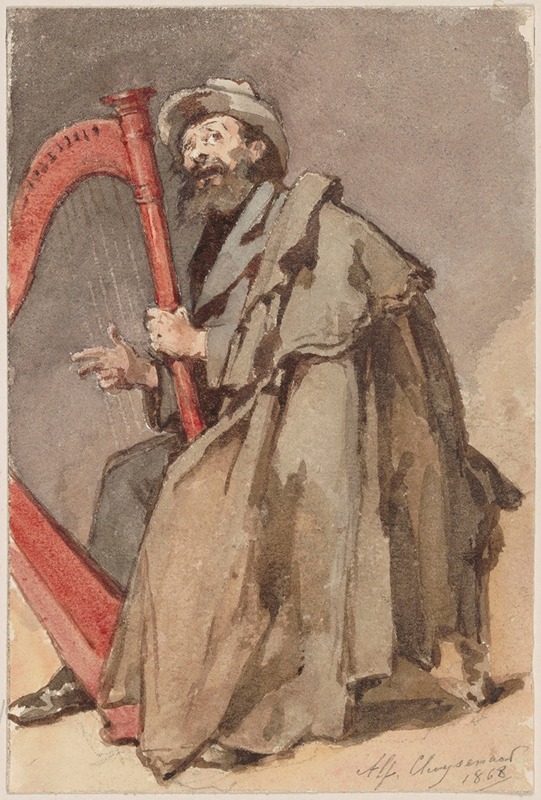 Alfred Cluysenaar - Man with Harp