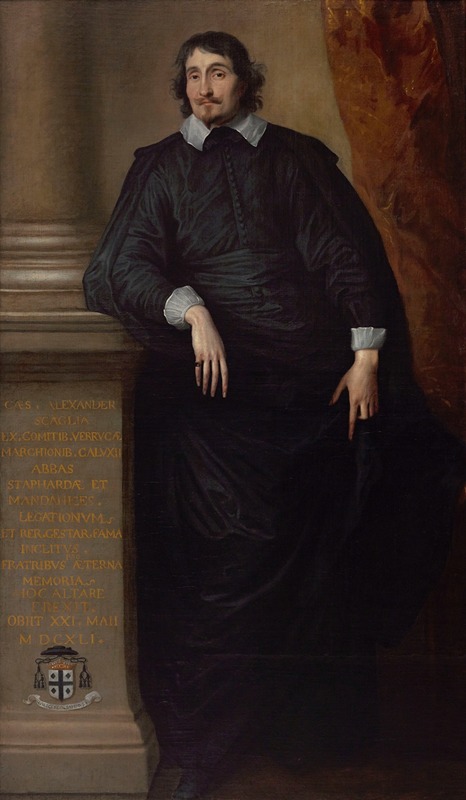 Anthony van Dyck - Cesare Alessandro Scaglia di Verrua, Abbé of Staffarda and Mandanici