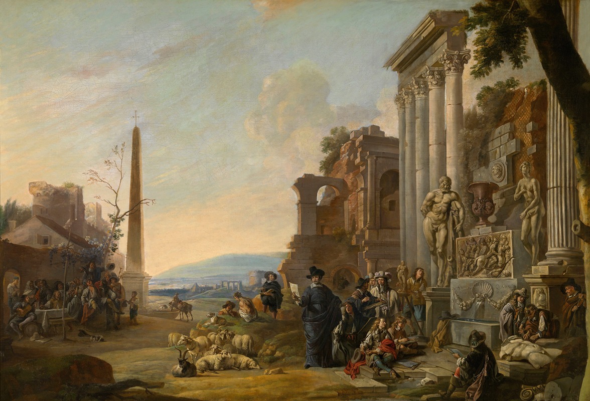 Anton Goubau - The Study of Art at Rome