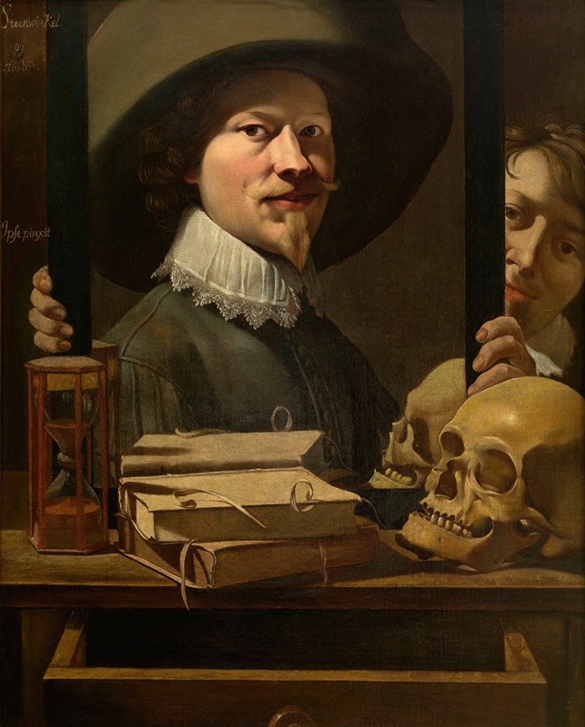 Antonie van Steenwinckel - Vanitas Portrait of the Painter