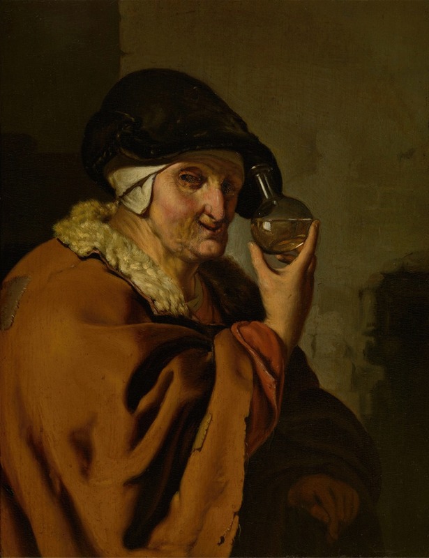 Ary de Vois - An Old Woman with a Bottle