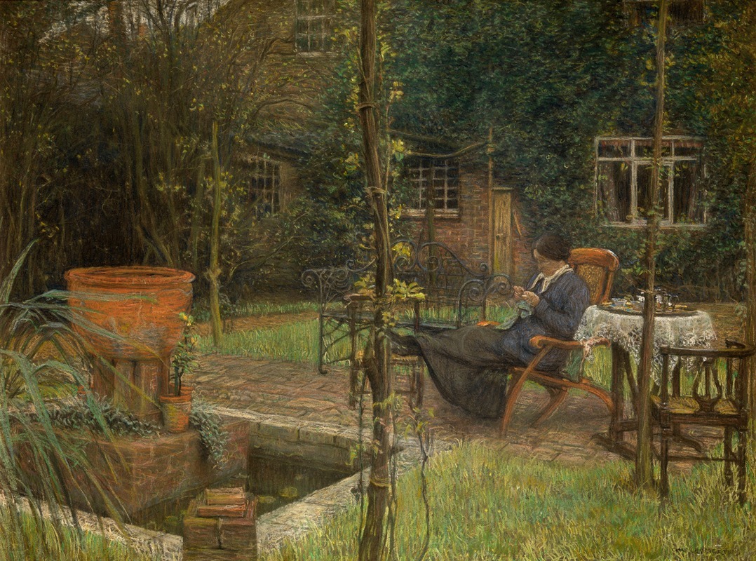 Charles Mertens - Garden at Calverley