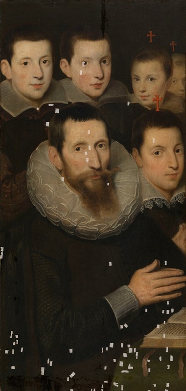 Cornelis de Vos - Donor with Five Sons