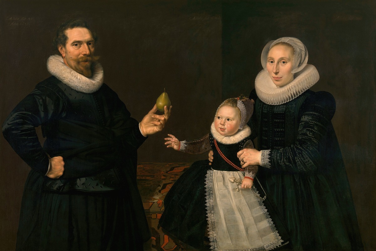 Cornelis van der Voort - Portrait of a Family
