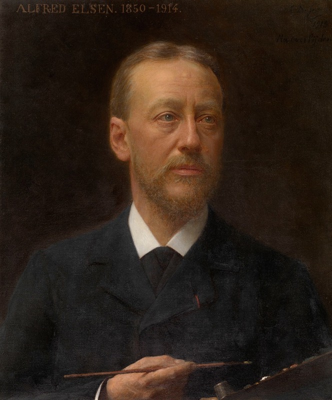 Edouard De Jans - The Painter Alfred Elsen