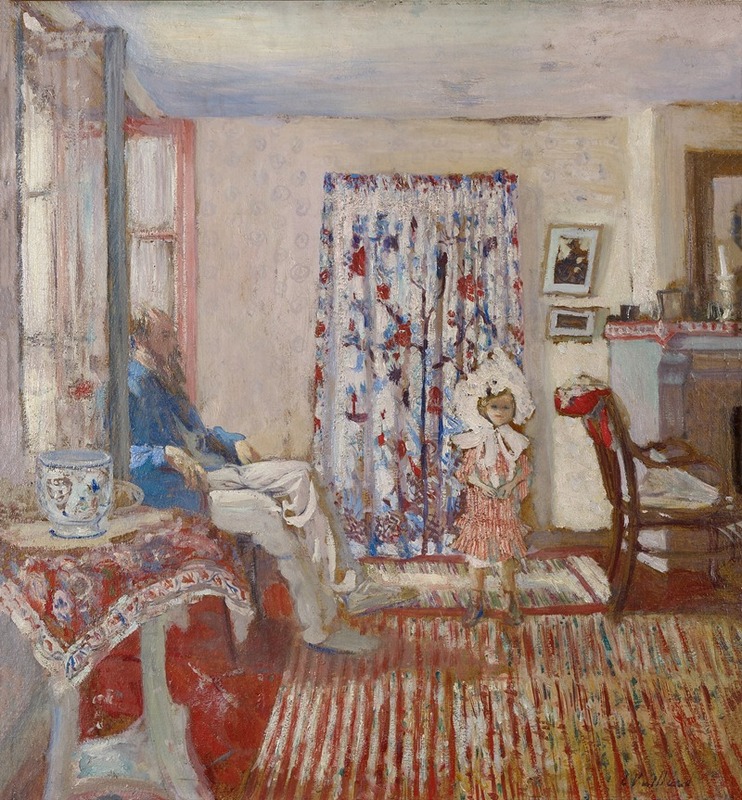 Édouard Vuillard - Le peintre Ker-Xavier Roussel et sa fille (The Painter Ker-Xavier Roussel and His Daughter)