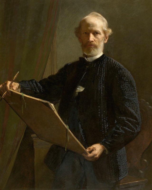 Eduard Julius Friedrich Bendemann - Self Portrait