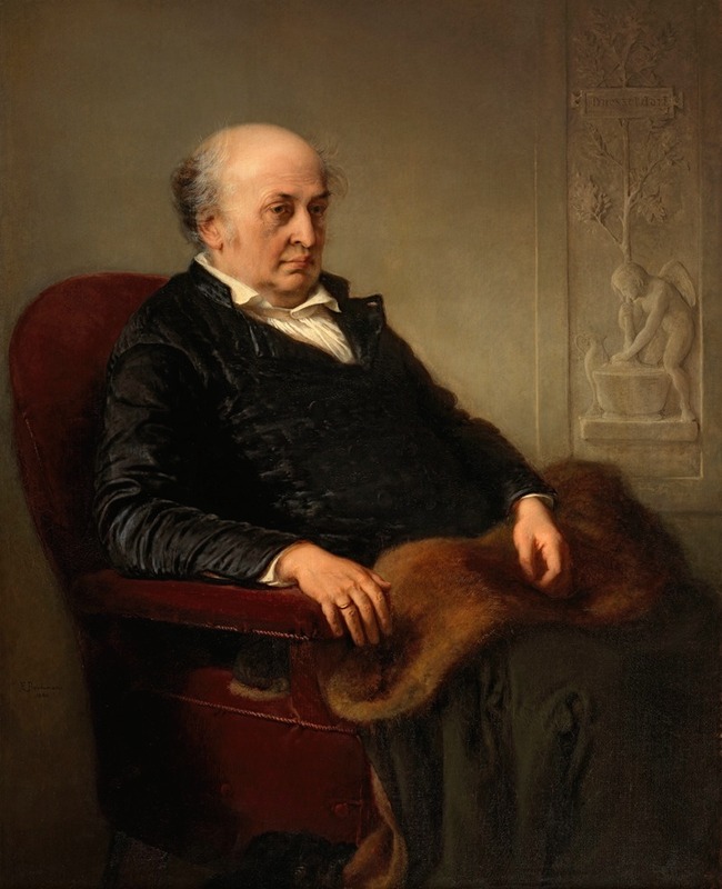 Eduard Julius Friedrich Bendemann - The Painter Wilhelm Schadow