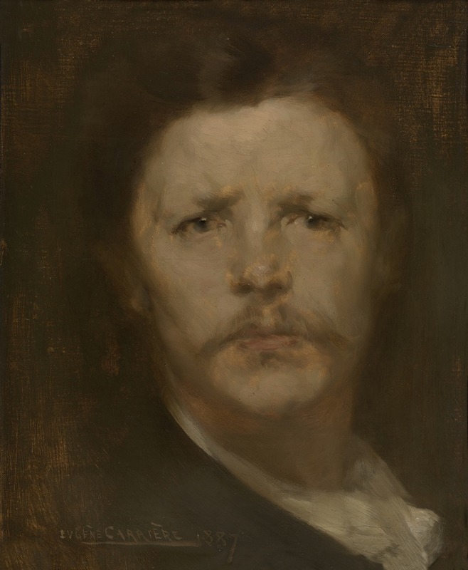 Eugène Carriere - Self-portrait, Eugène Carrière