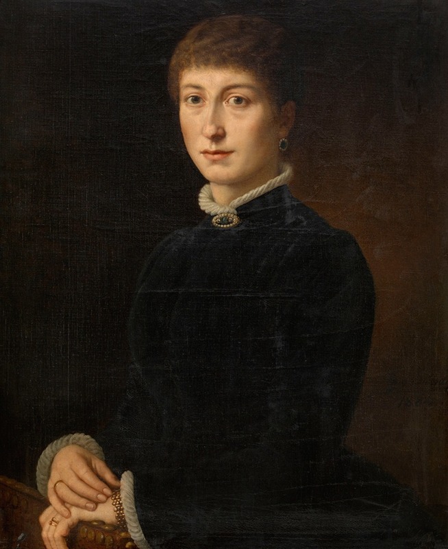 Eugène Siberdt - Madame Van Soom