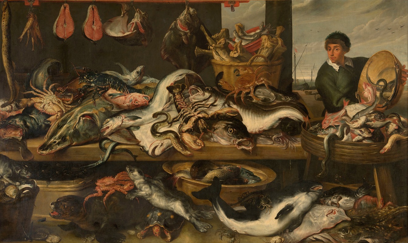 Frans Snyders - At the Fishmonger’s