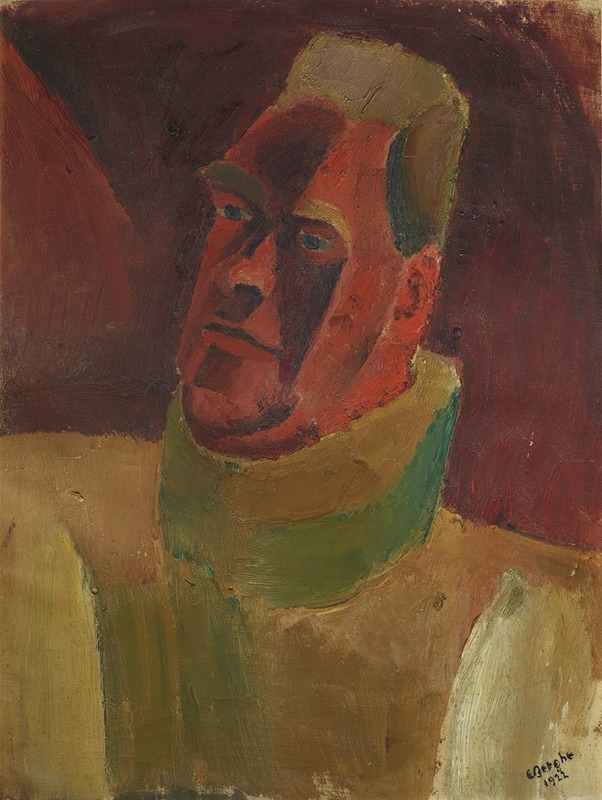 Frits van den Berghe - Portret van Constant Permeke