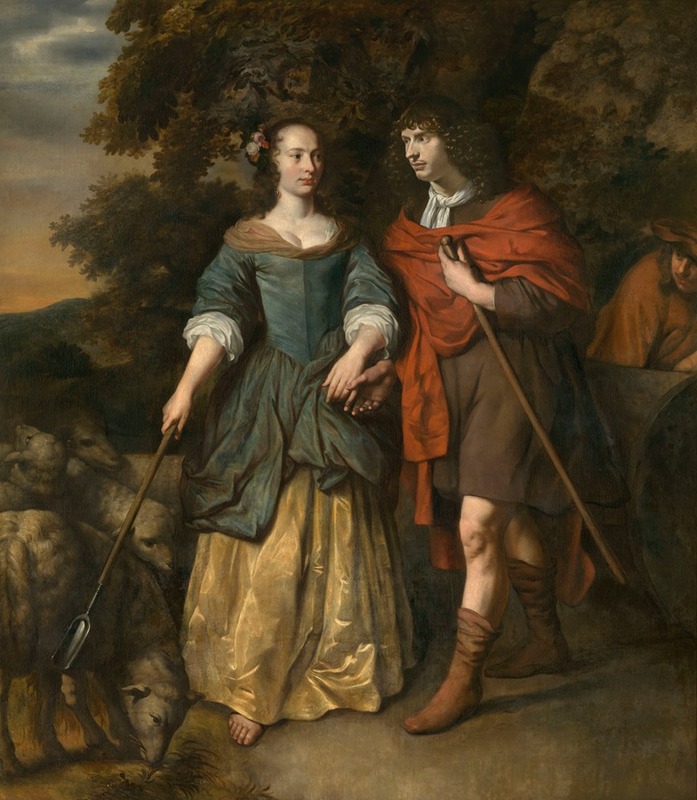 Gerbrand van den Eeckhout - Young Couple in Shepherd’s Costumes