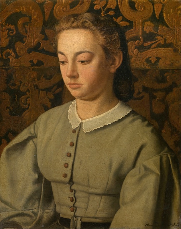 Henri de Braekeleer - Betsy De Braekeleer, the Painter’s Sister