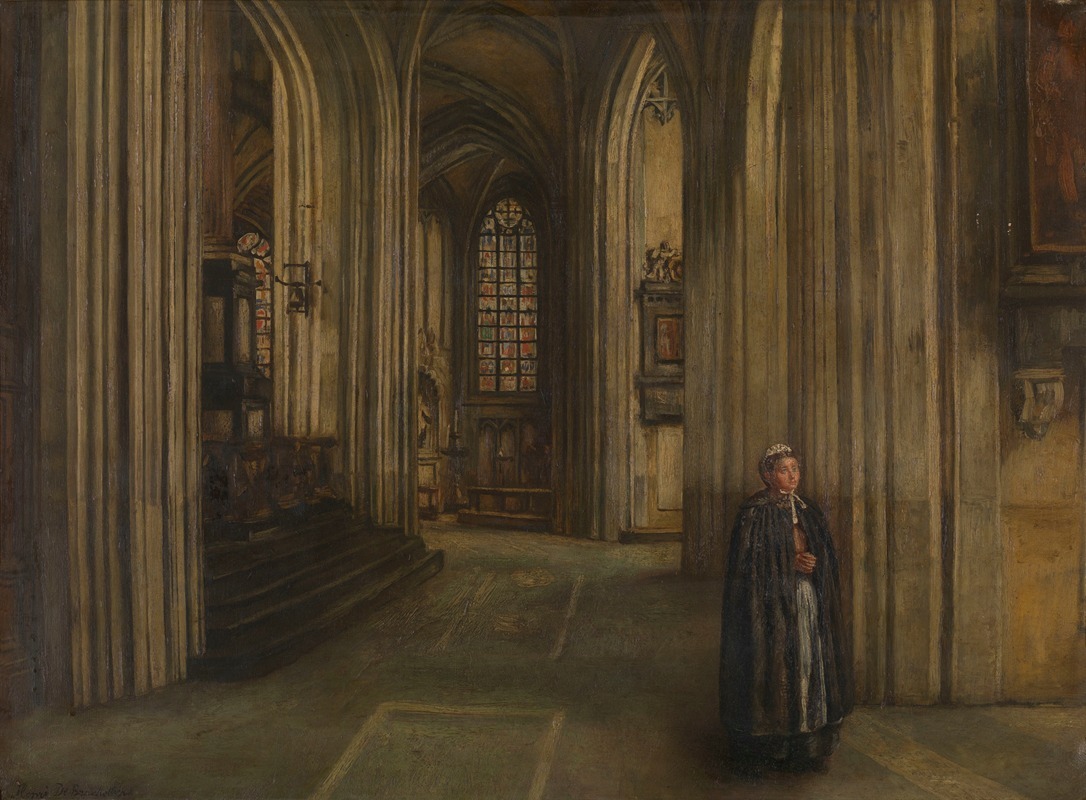 Henri de Braekeleer - Interior of a Church