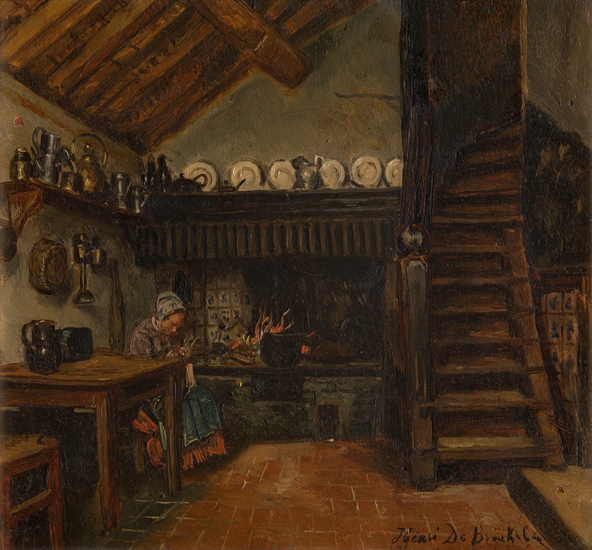 Henri de Braekeleer - Kitchen