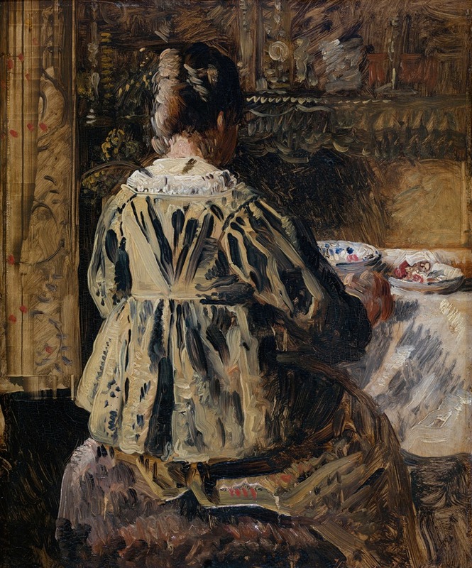 Henri de Braekeleer - The Meal or Woman Seen from the Back