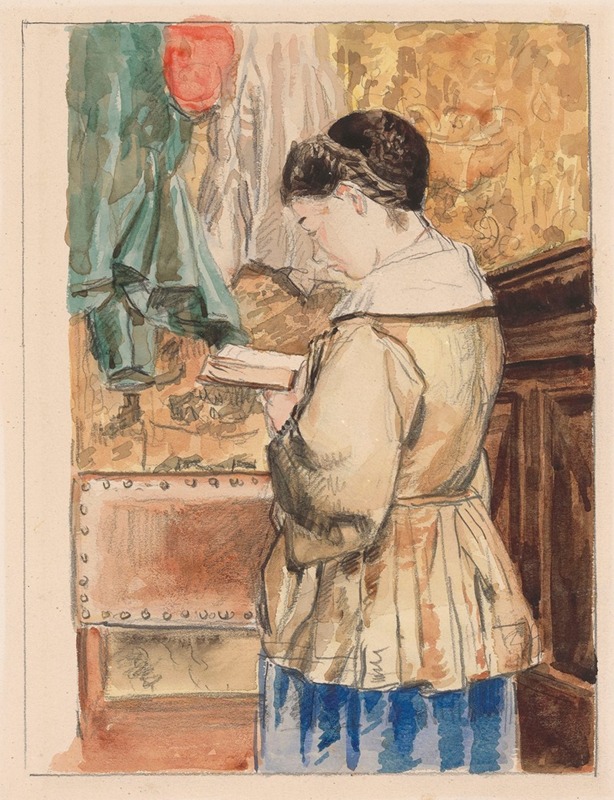 Henri de Braekeleer - Woman Reading