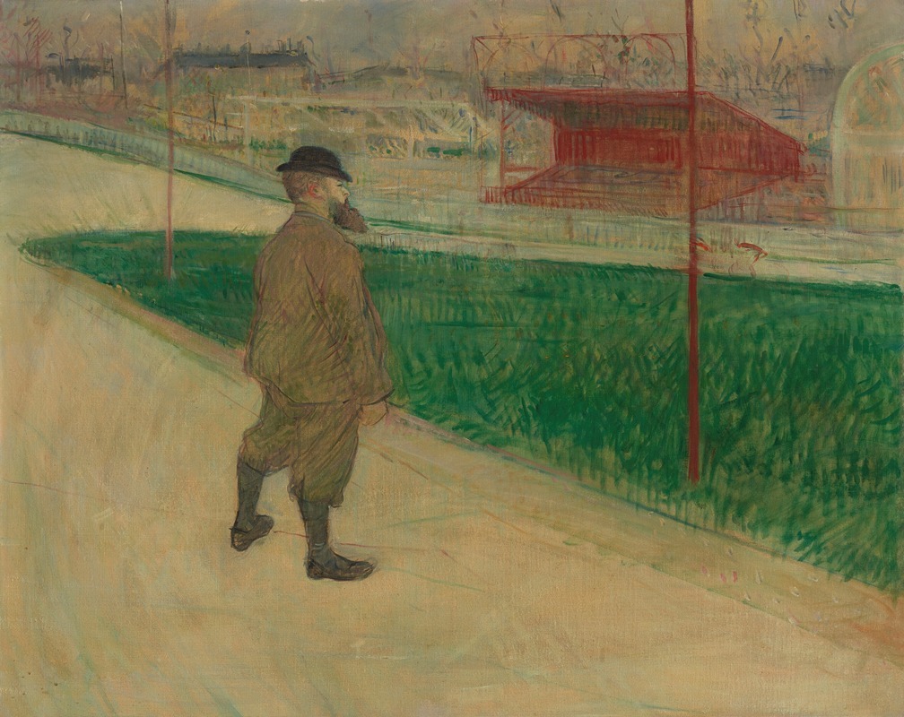 Henri de Toulouse-Lautrec - Tristan Bernard au Vélodrome Buffalo