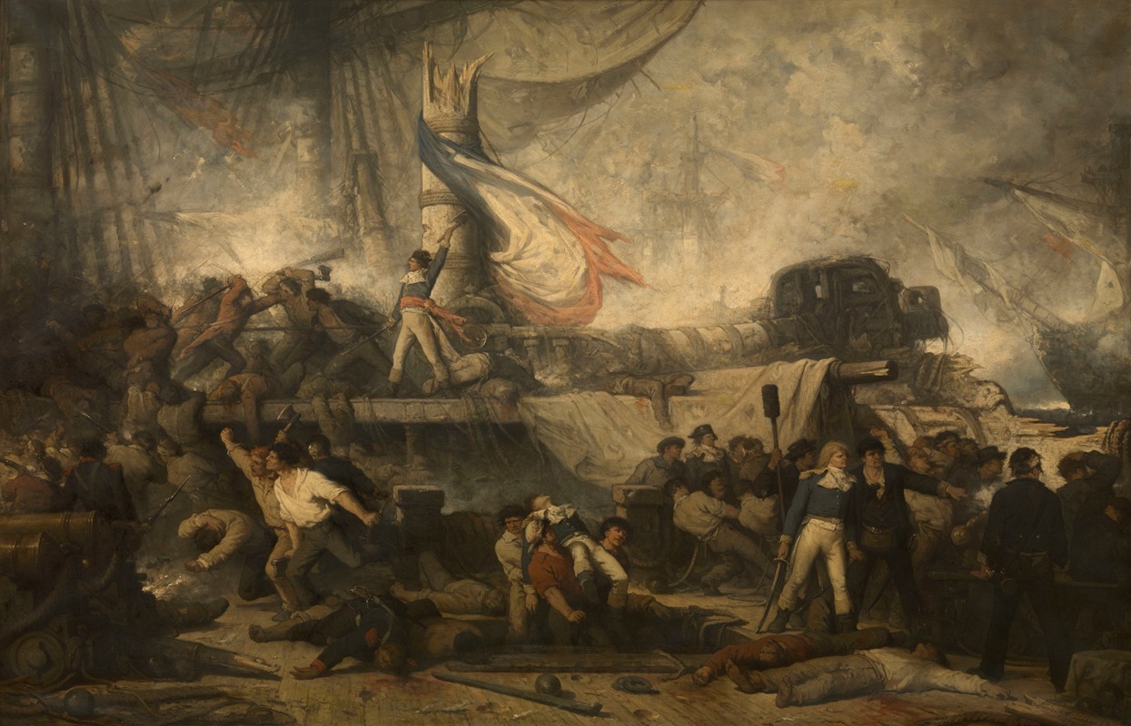 Henri François Schaefels - The Algerisas at the Battle of Trafalgar