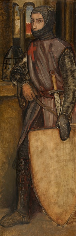Jan August Hendrik Leys - Godfrey of Bouillon