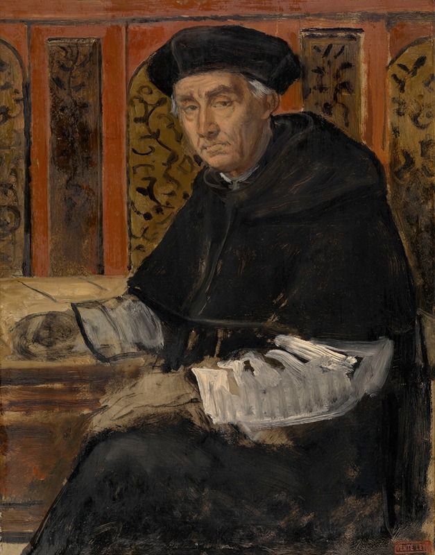 Jan August Hendrik Leys - Portrait of a Cleric