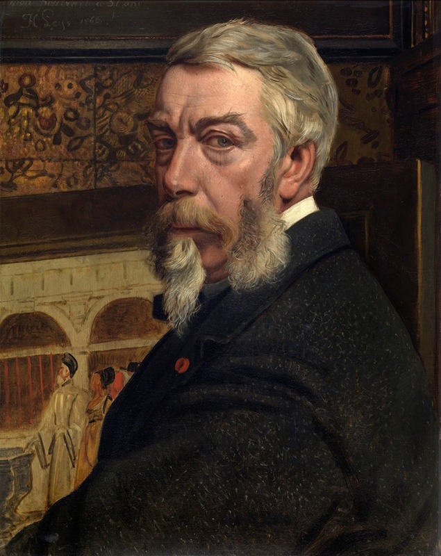 Jan August Hendrik Leys - Self Portrait