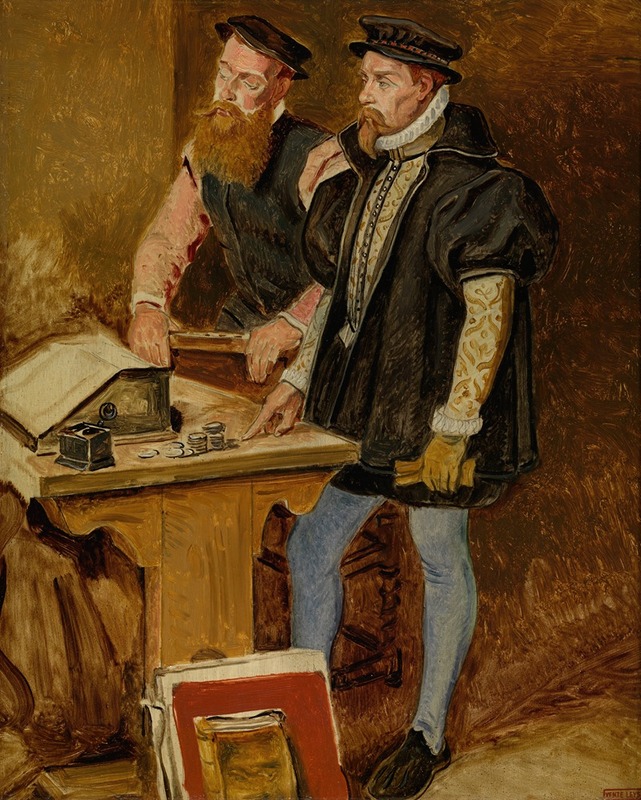 Jan August Hendrik Leys - The Studio of Frans Floris