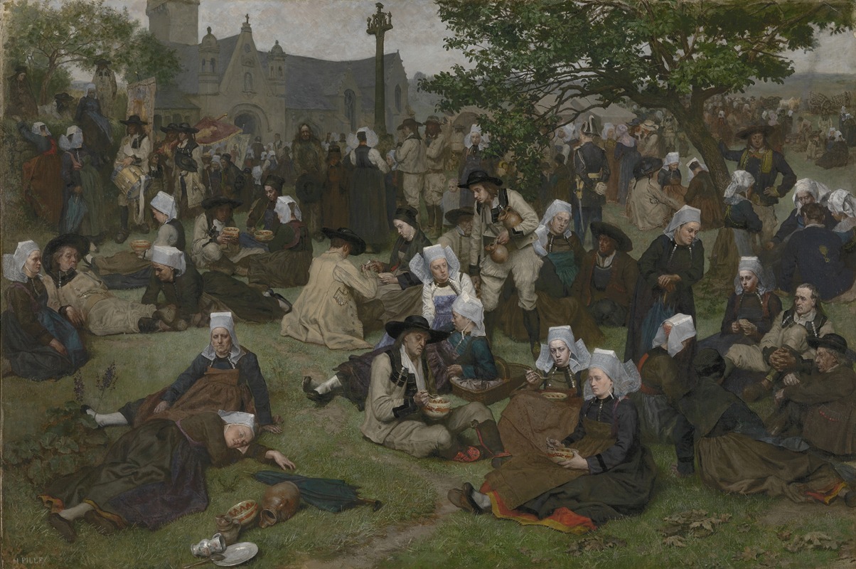 Charles-Henri Pille - Pilgrimage in Brittany