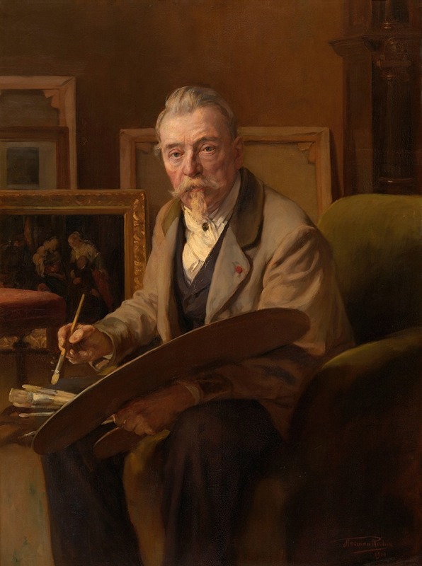 Herman Richir - The Painter Alexandre Nestor Nicolas Robert