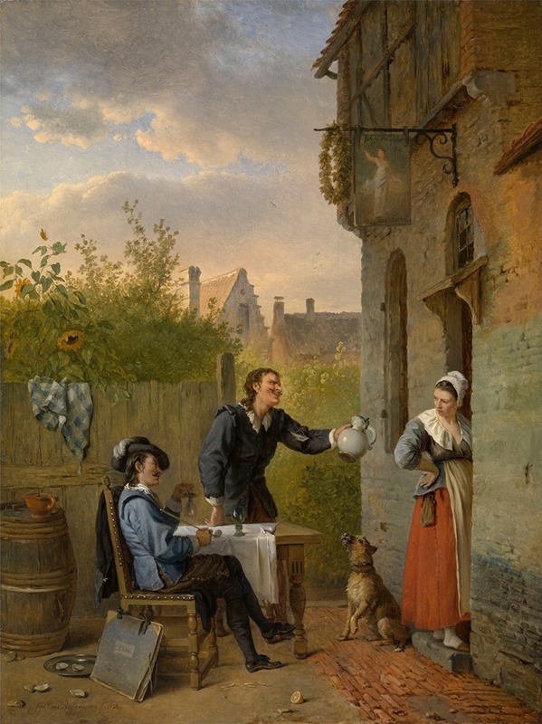 Ignatius Josephus Van Regemorter - Tavern Scene