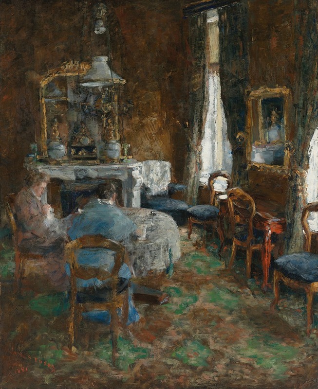 James Ensor - The Bourgeois Salon