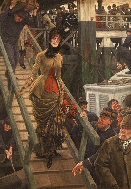 James Tissot - Embarkation at Calais