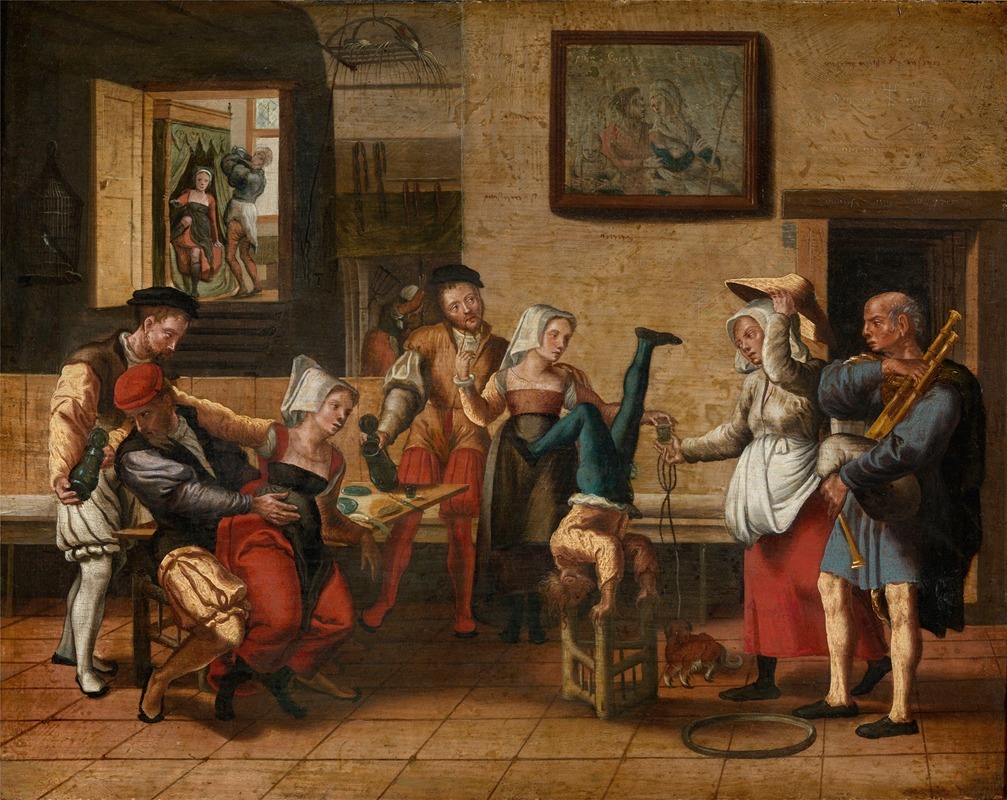 Jan van Amstel - Tavern Scene