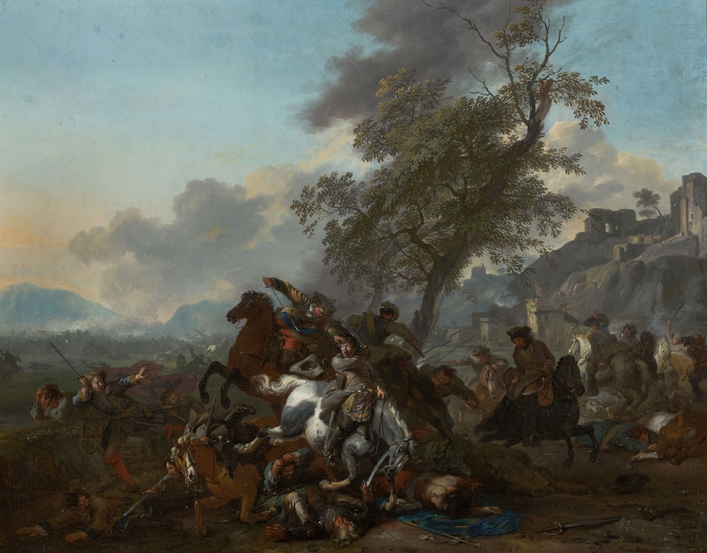 Jan van Huchtenburg - Battle