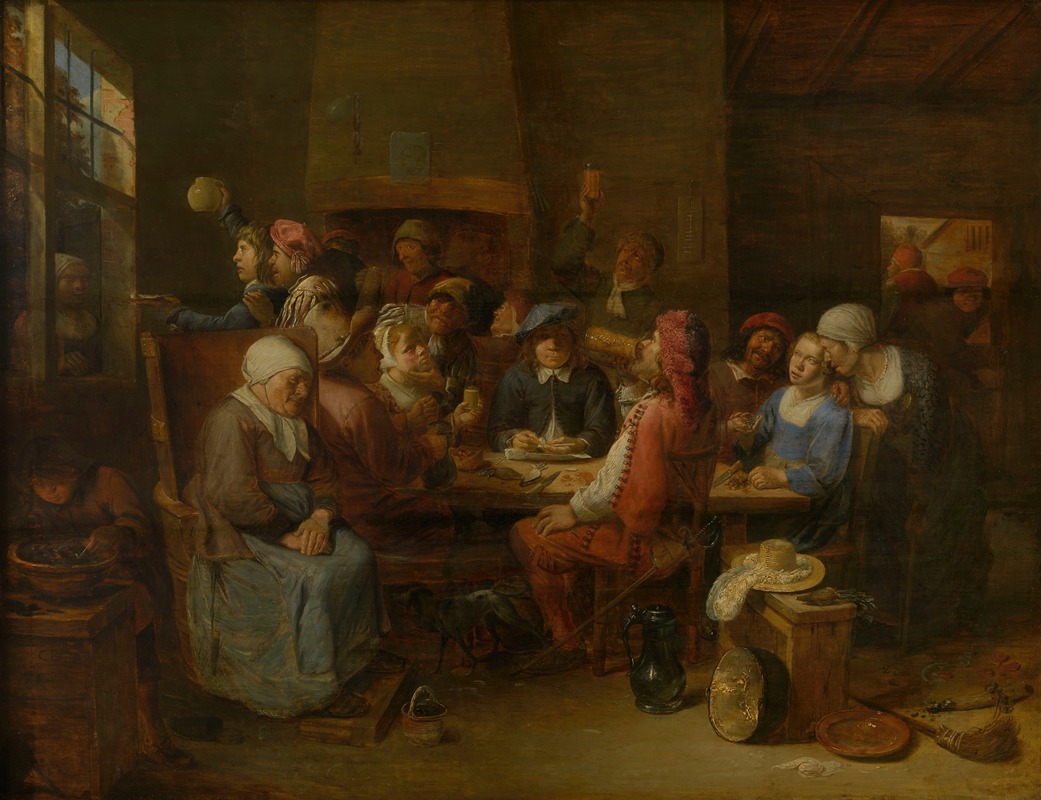 Joos van Craesbeeck - Tavern Scene