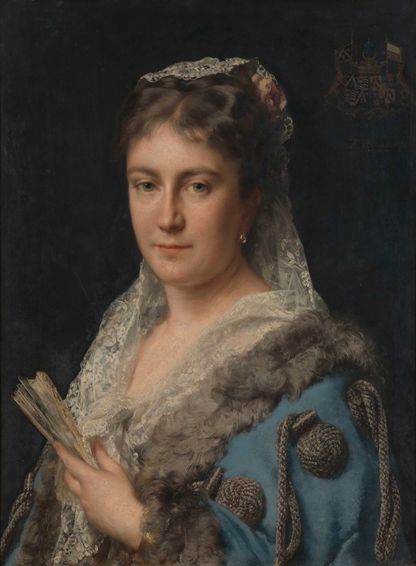 Karel Ooms - Madame Edith Marie Antoinette Constance van Eersel, the Artist’s Wife