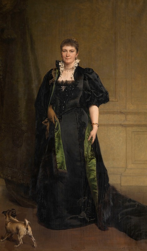 Karel Ooms - Madame Edith Marie Antoinette Constance van Eersel, the Artist’s Wife
