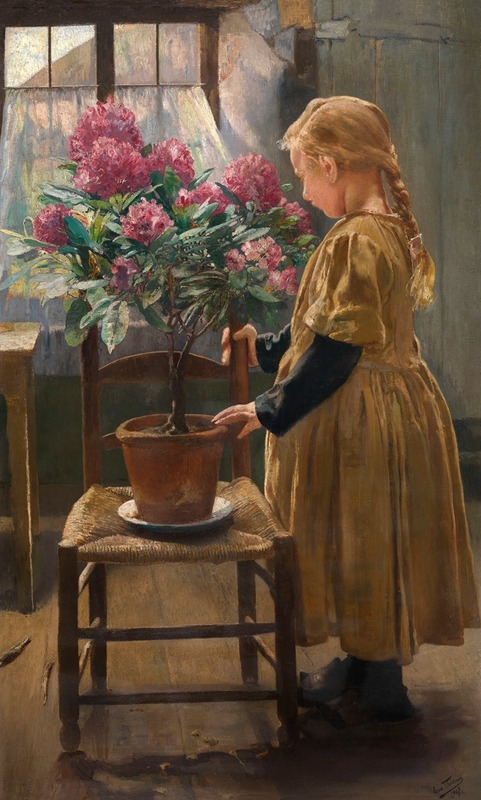 Léon Frédéric - Gabrielle Frederic, the Artist’s Daughter