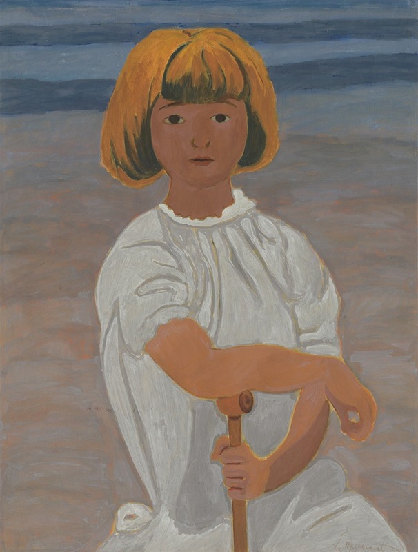 Léon Spilliaert - Jong meisje op het strand
