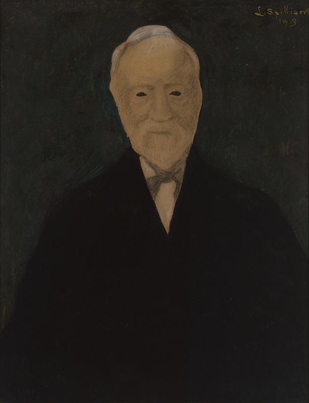 Léon Spilliaert - Portret van Andrew Carnegie